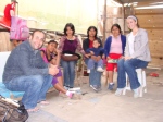 One of the cell groups I help lead in the shanty town! Beside me is Elizabet, Llilda and Juan Jose, Eli, Chirly, and Mark.